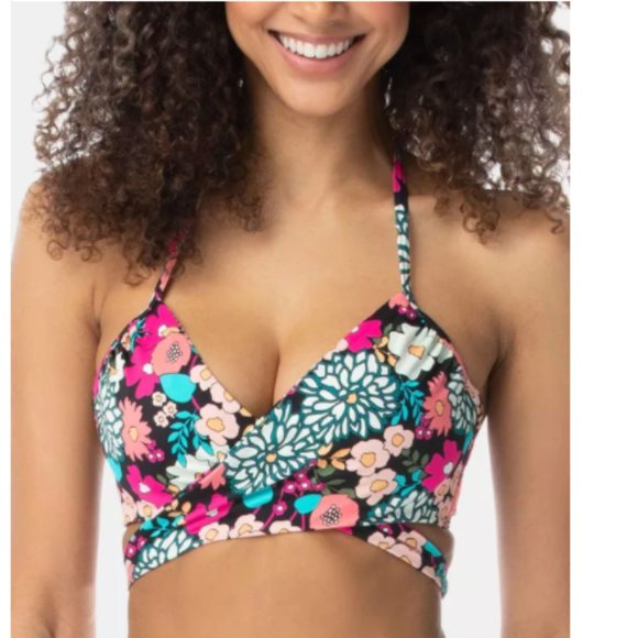 Sundazed Other - NWT Sundazed Simone Halter Floral Bikini Top 32DD